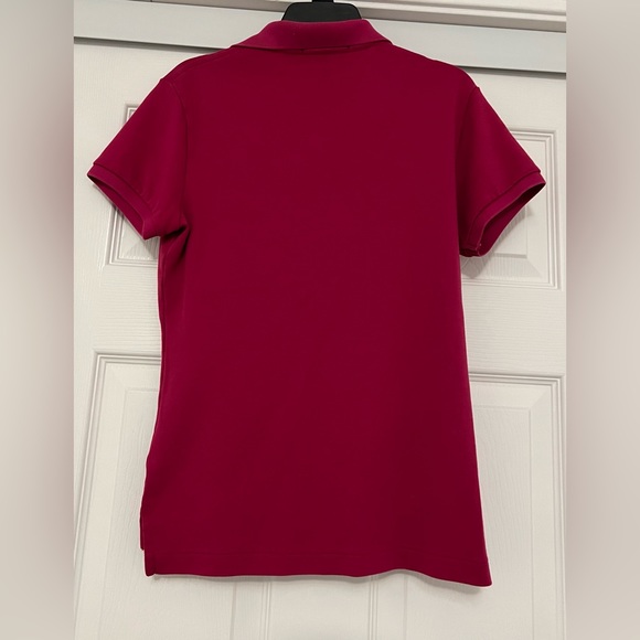 Maroon Ralph Lauren Sport Polo Short Sleeve Size M - Picture 3 of 3